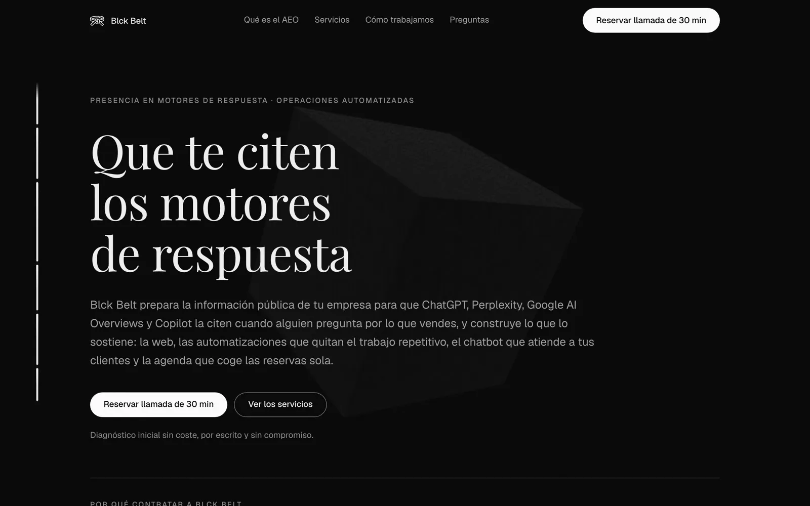Blck Belt website hero